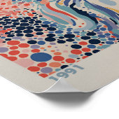 Yayoi Kusama Geïnspireerd Abstracte kunst Print (Hoek)