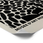 Yayoi Kusama Geïnspireerd Abstracte kunst Print (Hoek)