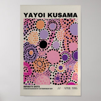 Yayoi Kusama Geïnspireerd Abstracte kunst Print