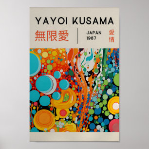 Yayoi Kusama Geïnspireerd Abstracte kunst Print