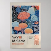 Yayoi Kusama Geïnspireerd Abstracte kunst Print (Voorkant)