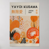 Yayoi Kusama Geïnspireerd Abstracte kunst Print (Voorkant)