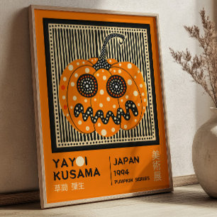 Yayoi Kusama Halloween Pumpkin Expositie Poster