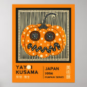Yayoi Kusama Halloween Pumpkin Expositie Poster (Voorkant)