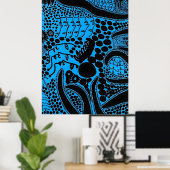 Yayoi Kusama kunst Poster (Thuiskantoor)