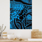 Yayoi Kusama kunst Poster (Keuken)