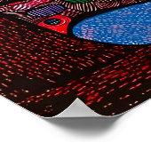 Yayoi Kusama-kunst Poster (Hoek)