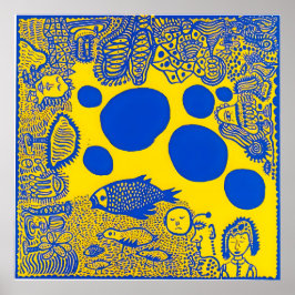 Yayoi Kusama kunst Poster