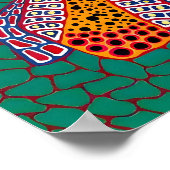 Yayoi Kusama kunstschilderij Poster (Hoek)