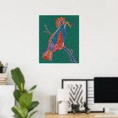 Yayoi Kusama kunstschilderij Poster (Thuiskantoor)