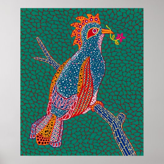 Yayoi Kusama kunstschilderij Poster (Voorkant)