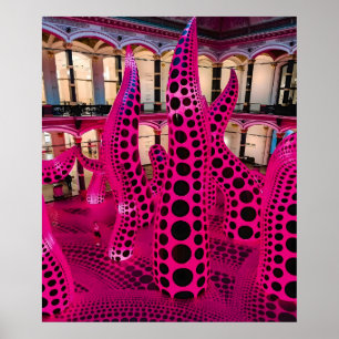 Yayoi Kusama kunstschilderij Poster