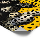 Yayoi Kusama kunstschilderij Poster (Hoek)