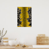 Yayoi Kusama kunstschilderij Poster (Keuken)