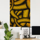 Yayoi Kusama kunstwerk Poster (Thuiskantoor)
