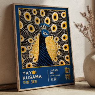 Yayoi Kusama Pauw Vogel Japanse Kunsttentoonstelli Poster