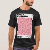 Yayoi Kusama Pink Poster T-shirt (Voorkant)
