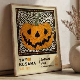 Yayoi Kusama Pop Art Pompoen Expositie Poster
