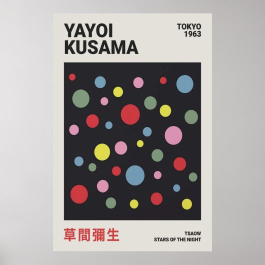 Yayoi Kusama Poster (Voorkant)