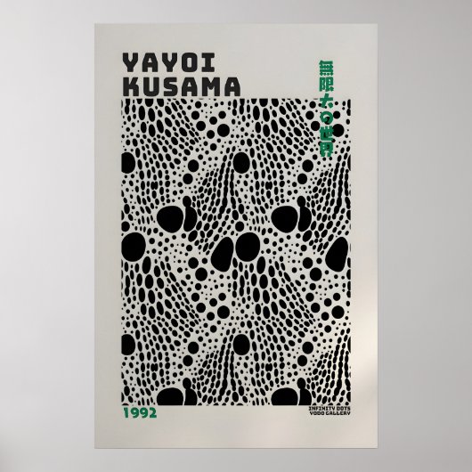 Yayoi Kusama Poster - Abstract Yayoi Kusama Print (Voorkant)