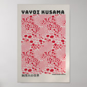 Yayoi Kusama Poster - Abstracte Yayoi Kusama Print (Voorkant)