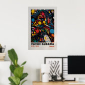 Yayoi Kusama Poster - Abstracte Yayoi Kusama Print (Thuiskantoor)