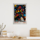 Yayoi Kusama Poster - Abstracte Yayoi Kusama Print (Keuken)