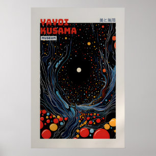 Yayoi Kusama Poster - Abstracte Yayoi Kusama Print