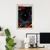 Yayoi Kusama Poster - Abstracte Yayoi Kusama Print (Thuiskantoor)