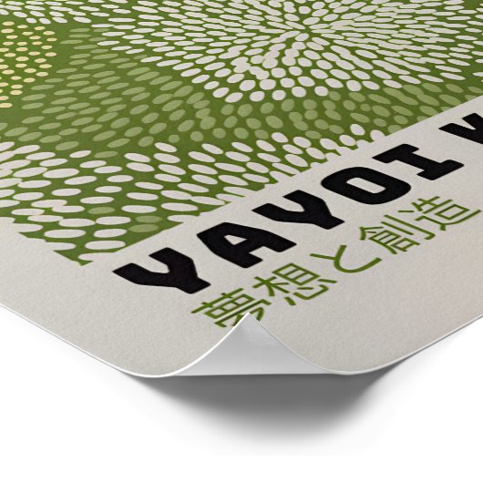 Yayoi Kusama Poster - Abstracte Yayoi Kusama Print (Hoek)