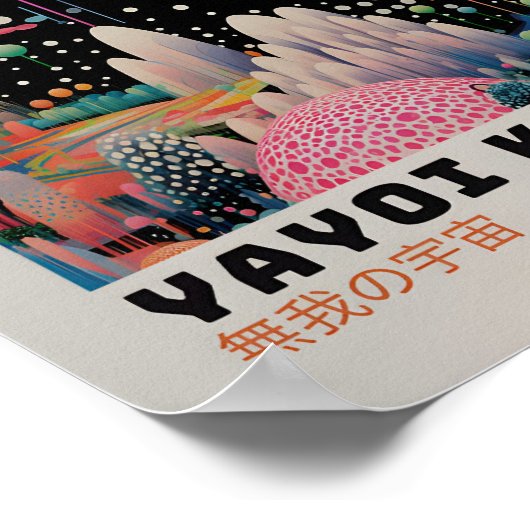 Yayoi Kusama Poster - Abstracte Yayoi Kusama Print (Hoek)