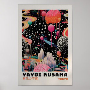 Yayoi Kusama Poster - Abstracte Yayoi Kusama Print
