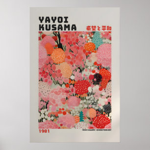 Yayoi Kusama Poster - Abstracte Yayoi Kusama Print