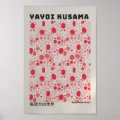Yayoi Kusama Poster - Abstracte Yayoi Kusama Print (Voorkant)