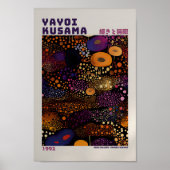 Yayoi Kusama Poster - Abstracte Yayoi Kusama Print (Voorkant)