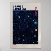 Yayoi Kusama Poster - Abstracte Yayoi Kusama Print (Voorkant)