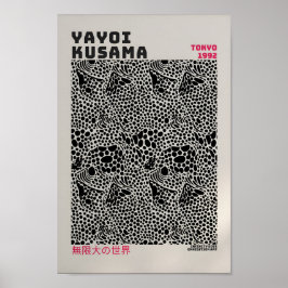 Yayoi Kusama Poster - Abstracte Yayoi Kusama Print