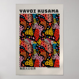 Yayoi Kusama Poster - Abstracte Yayoi Kusama Print