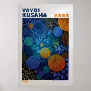 Yayoi Kusama Poster - Door Yayoi Kusama Geïnspiree