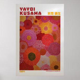Yayoi Kusama Poster - Yayoi Kusama Geïnspireerd