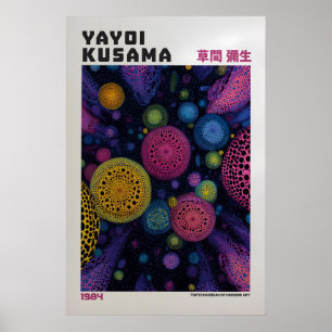 Yayoi Kusama Poster - Yayoi Kusama Geïnspireerd