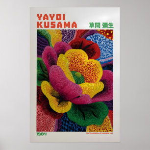 Yayoi Kusama Poster - Yayoi Kusama Geïnspireerde B