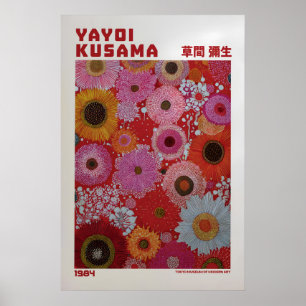 Yayoi Kusama Poster - Yayoi Kusama Geïnspireerde B