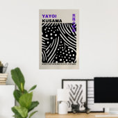 Yayoi Kusama Print - Abstract Yayoi Kusama Poster (Thuiskantoor)