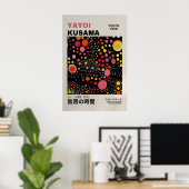 Yayoi Kusama Print - Abstract Yayoi Kusama Poster (Thuiskantoor)
