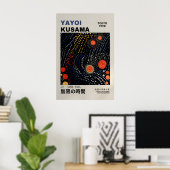 Yayoi Kusama Print - Abstract Yayoi Kusama Poster (Thuiskantoor)
