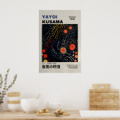 Yayoi Kusama Print - Abstract Yayoi Kusama Poster (Keuken)