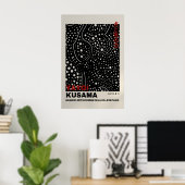 Yayoi Kusama Print - Abstract Yayoi Kusama Poster (Thuiskantoor)