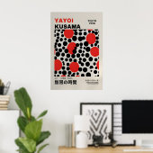Yayoi Kusama Print - Abstract Yayoi Kusama Poster (Thuiskantoor)