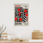 Yayoi Kusama Print - Abstract Yayoi Kusama Poster (Keuken)